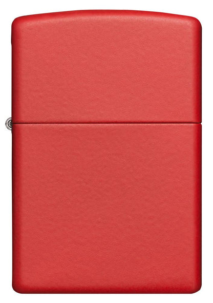 Frontansicht Zippo Feuerzeug Red Matte Basismodell